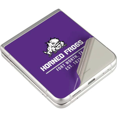 Texas Christian University Horned Frogs Fort Worth Galaxy Z Flip4 5G Skin